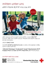 Flyer «mitten unter uns» Amharisch