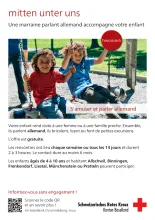 Flyer «mitten unter uns» Französisch